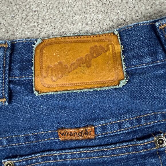 Vtg Wrangler Misses Jeans Size 16 High Rise USA 70s Western Retro Prairie - Picture 5 of 7